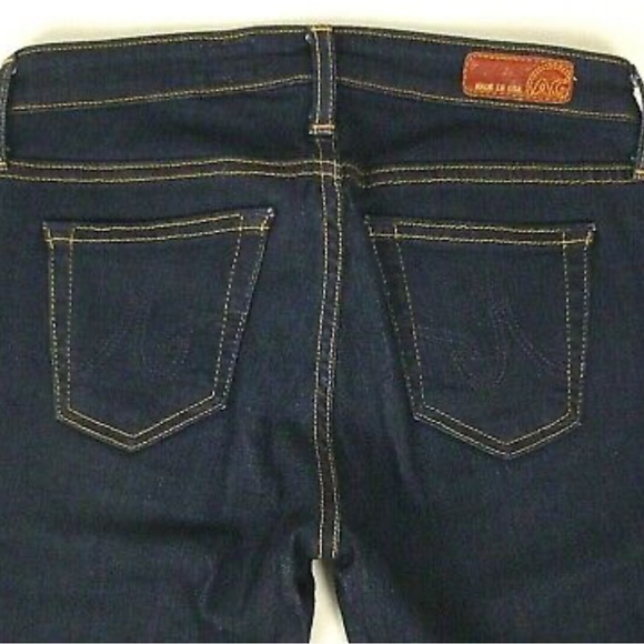 AG Jeans Adriano Goldschied The Belle Flare in DMS stretchy cotton/rayon denim - Picture 3 of 5